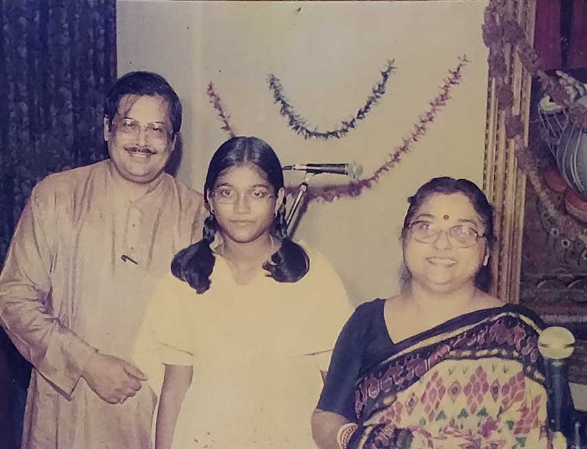 Photograph from Mouli Chakrabarti’s early musical journey